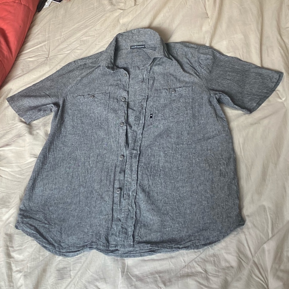 The Hundreds Grey Button Down